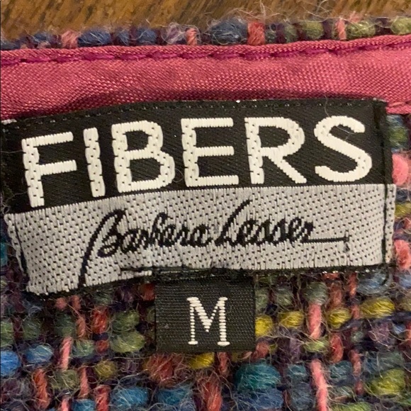 FIBERS by Barbara Lesser Wool Blend Shawl - Picture 3 of 5